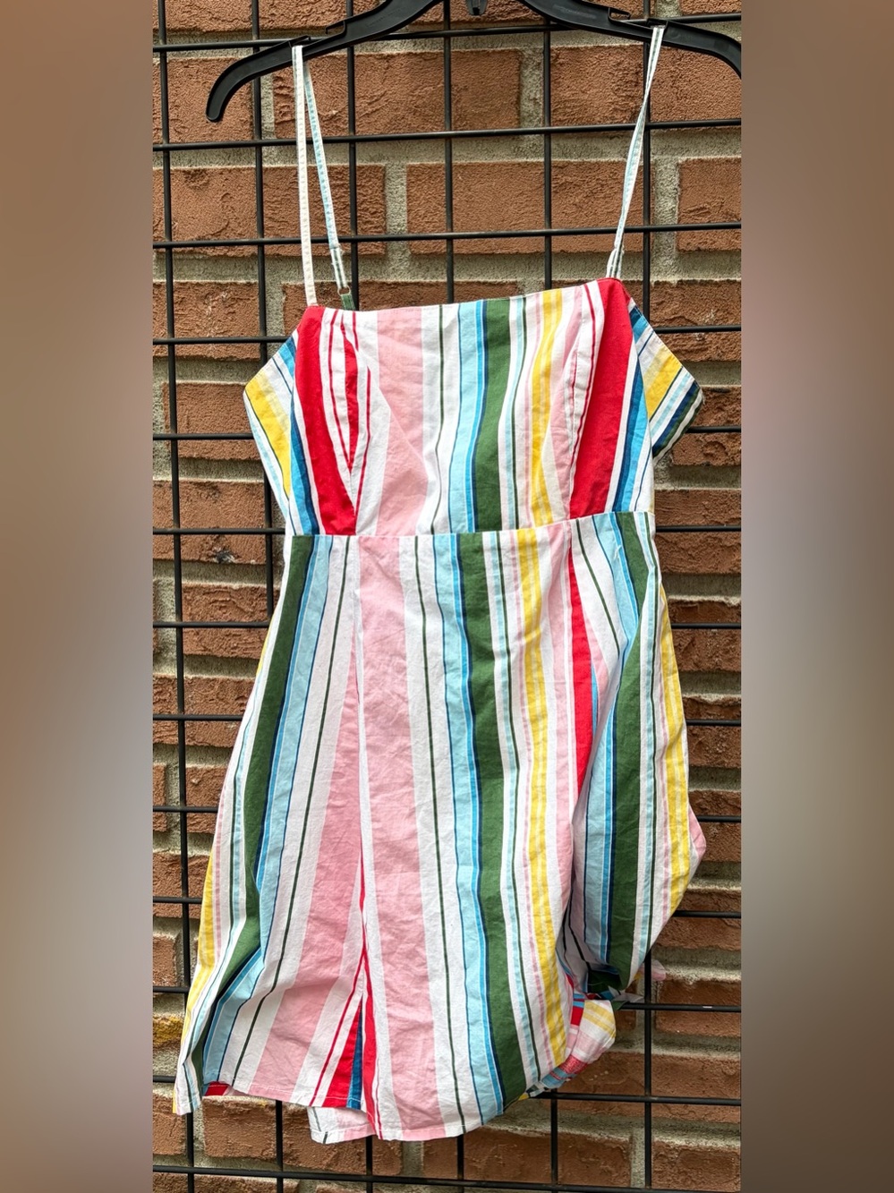 Vero Moda Multicolor Striped Dress - Pink, Red, Green, Yellow, Blue